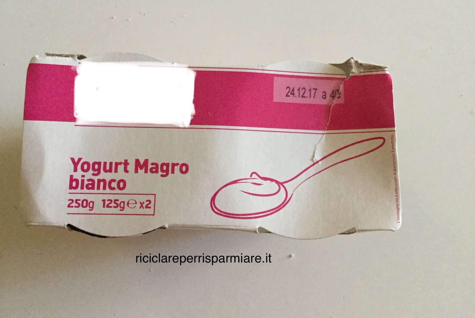 Yogurt per la pelle