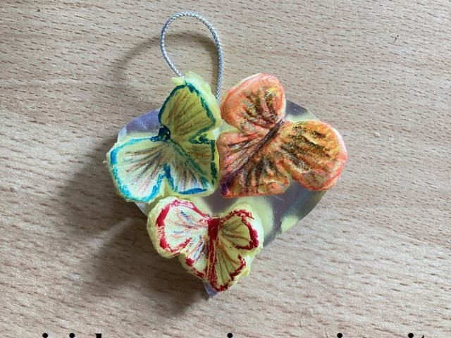 Cuore con farfalle