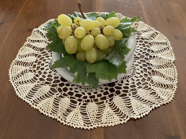 Portafrutta con uva