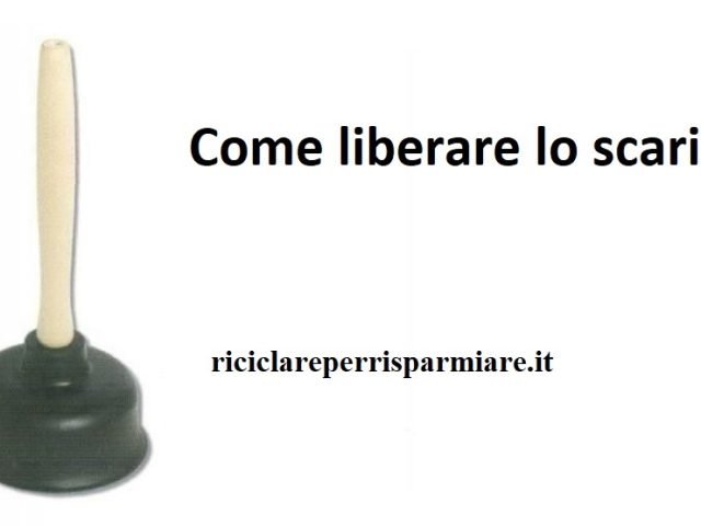 Liberare lo scarico