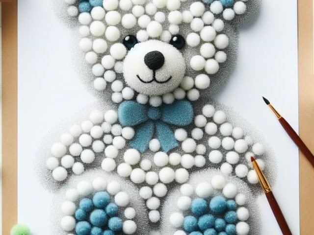 Orsacchiotto pom pom