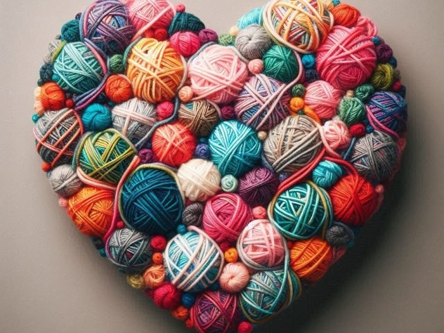 Cuore di gomitoli