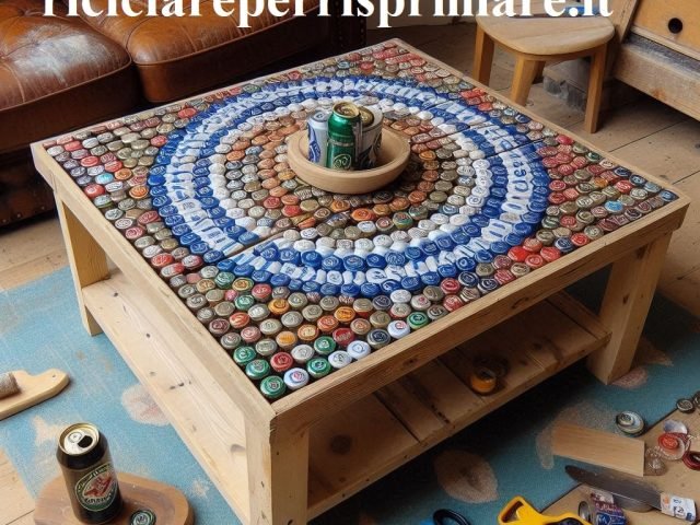 Creare con i tappi della birra