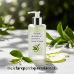 Lozione idratante a tè verde e bucce di mela